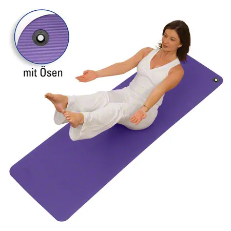 AIREX Pilates- und Yogamatte 190 inkl. sen, LxBxH 190x60x0,8 cm