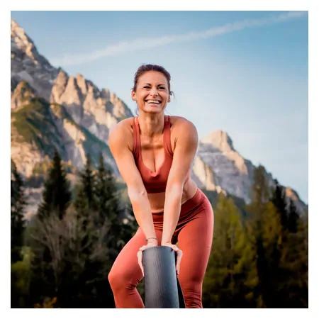 AIREX Pilates- und Yogamatte 190 inkl. sen, LxBxH 190x60x0,8 cm