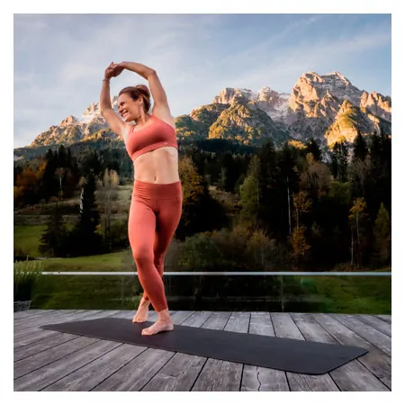 AIREX Pilates- und Yogamatte 190 inkl. sen, LxBxH 190x60x0,8 cm