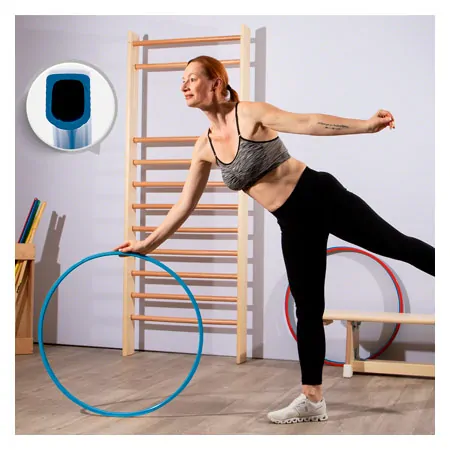 Gymnastikreifen aus Kunststoff,  60 cm, 300 g