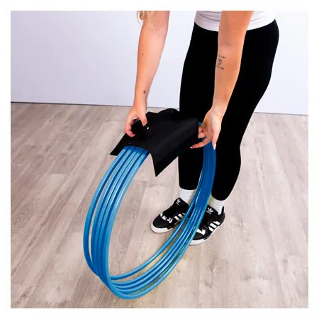 Gymnastikreifen aus Kunststoff, 10er-Set, � 60 cm, inkl. Tragegriff