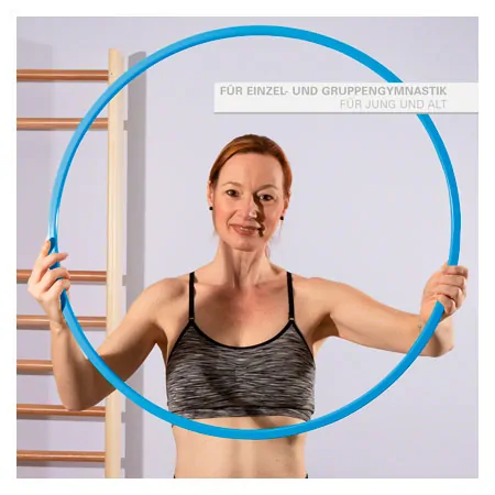 Gymnastikreifen aus Kunststoff,  70 cm, 340 g