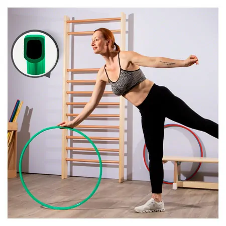 Gymnastikreifen aus Kunststoff,  70 cm, 316 g