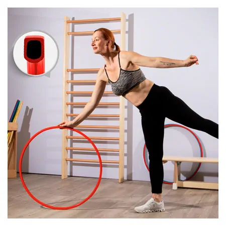 Gymnastikreifen aus Kunststoff,  70 cm, 340 g