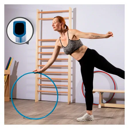 Gymnastikreifen aus Kunststoff, 4er-Set,  70 cm