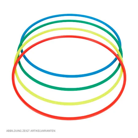 Gymnastikreifen aus Kunststoff, 4er-Set,  70 cm