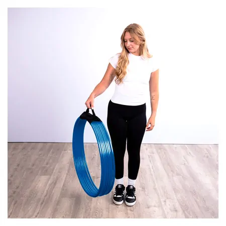 Gymnastikreifen aus Kunststoff, 10er-Set, � 70 cm, inkl. Tragegriff