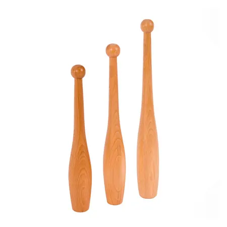 Turnkeule aus Hartholz, 2er-Set, 45 cm