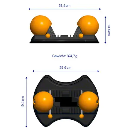 HighBaller Duo Massageball,  7,5 cm