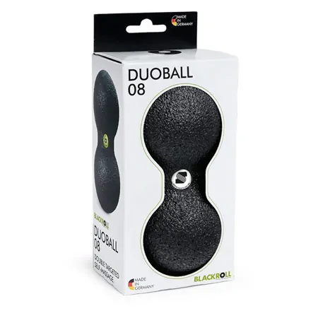 BLACKROLL Ball DUO,  8 cm, schwarz