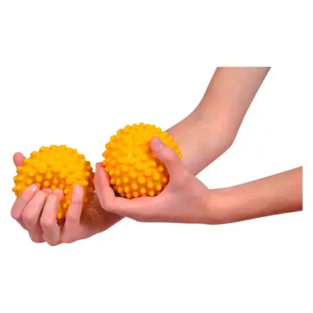 Sensy-Ball,  10 cm, gelb, 2 Stck