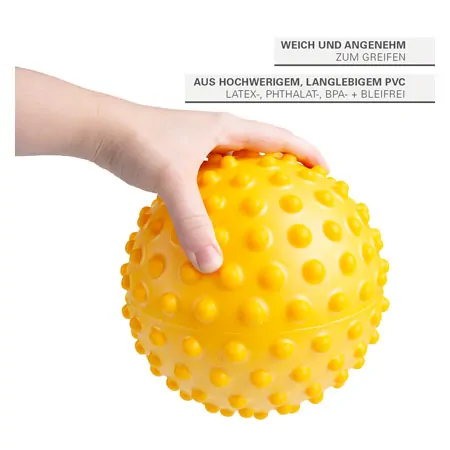Sensy-Ball, � 20 cm, gelb