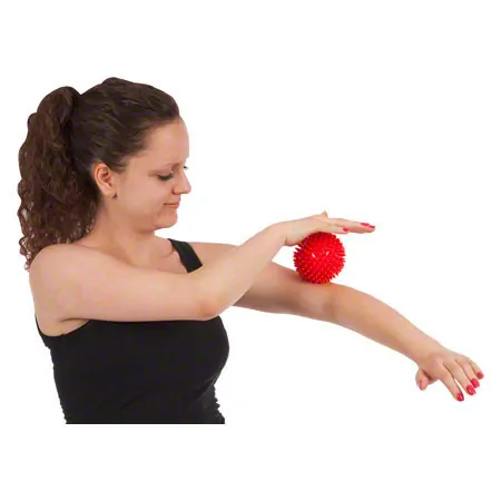 Igel-Ball,  9 cm, rot, hart