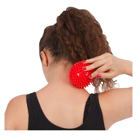 Igel-Ball,  9 cm, rot, hart