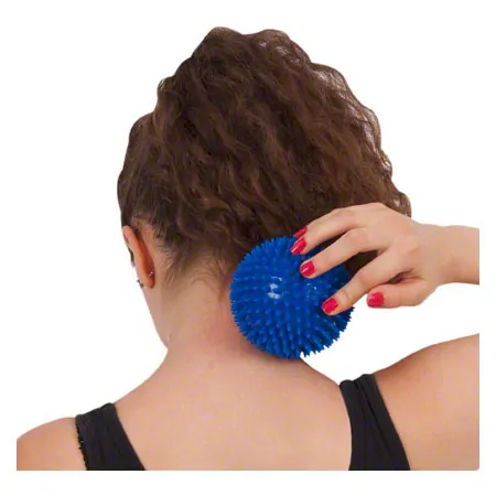 Igel-Ball,  10 cm, blau, mittel