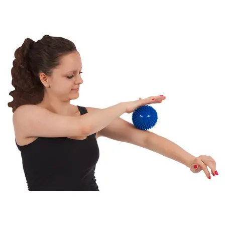 Igel-Ball,  10 cm, blau, mittel