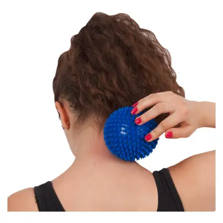 Igel-Ball,  10 cm, blau, mittel