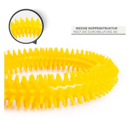 Igelring, � 16 cm, gelb