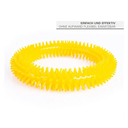 Igelring, � 16 cm, gelb