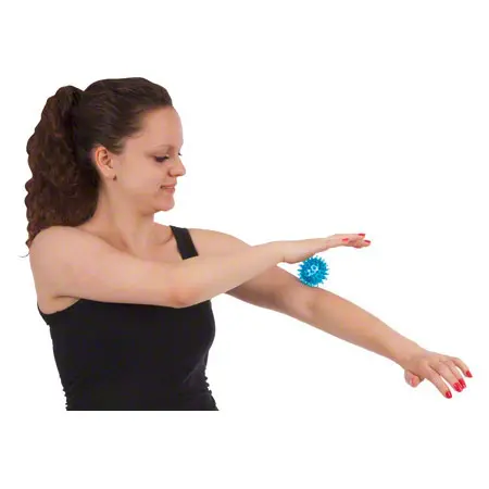 Reflex-Ball,  6 cm, blau-transparent