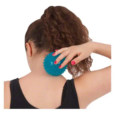 Reflex-Ball,  9 cm, blau-transparent