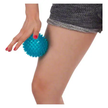 Reflex-Ball,  9 cm, blau-transparent