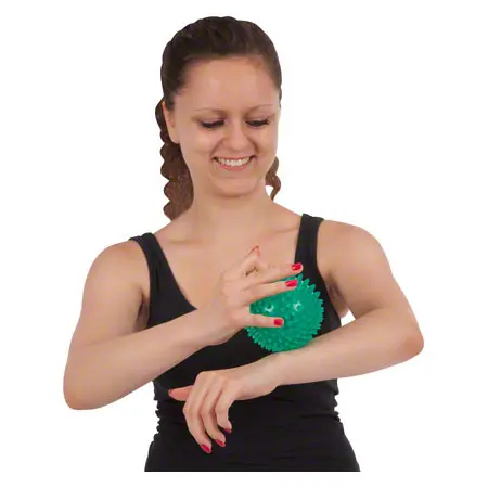 Reflex-Ball,  10 cm, grn-transparent