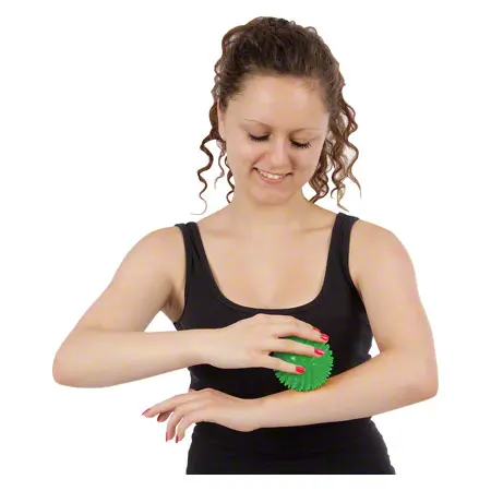Igel-Ball,  7 cm, grn, mittel