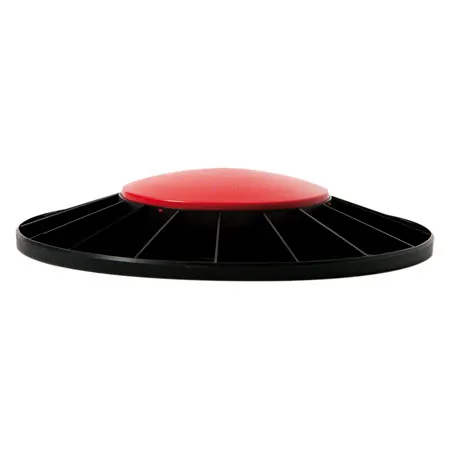 TOGU Balance Board,  40 cm, leicht, schwarz/rot