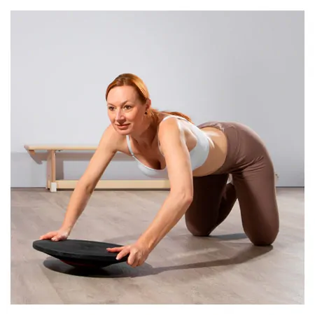 TOGU Balance Board,  40 cm, leicht, schwarz/rot