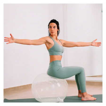 Opti-Ball Gymnastikball transparent,  55 cm
