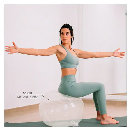 Opti-Ball Gymnastikball transparent,  75 cm