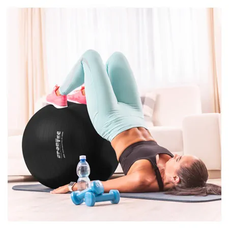 Black Ball Gymnastikball,  65 cm, schwarz