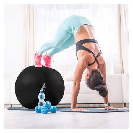 Black Ball Gymnastikball,  65 cm, schwarz