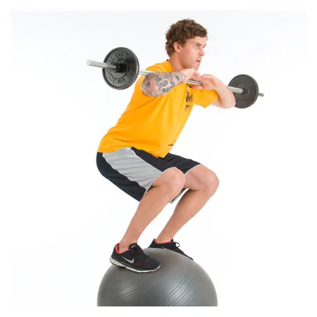 TOGU Gymnastikball Powerball Challenge ABS,  55-65 cm, silber-grau