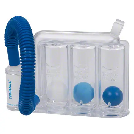 TRI-BALL Atemtrainer mit 3 Kugeln