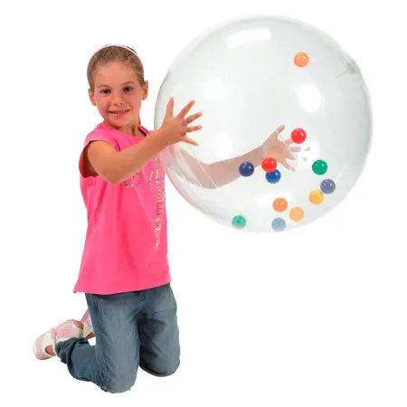 Activity Ball mit bunten Kugeln,  50 cm