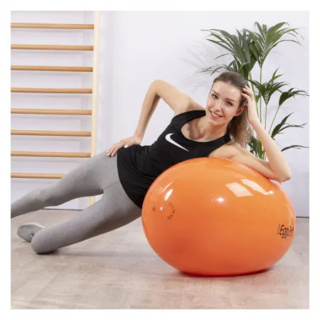 PEZZI Therapierolle Eggball,  55 cm x 80 cm, orange