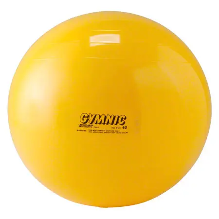 GYMNIC Gymnastikball,  45 cm, gelb