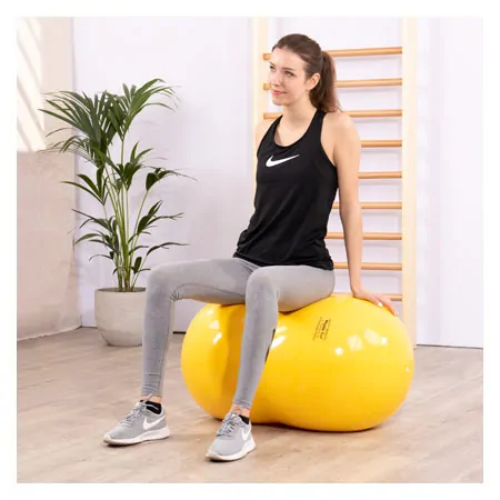 Physio-Roll,  55 cm x 90 cm, gelb
