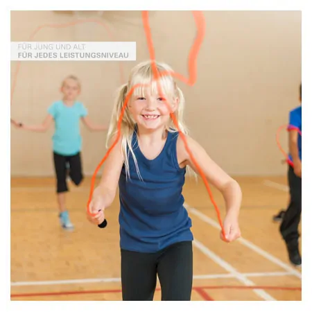 Springseil Speed Rope-Set, verstellbar, 300 cm, 10 Stck, inkl. Aufbewahrungsbeutel