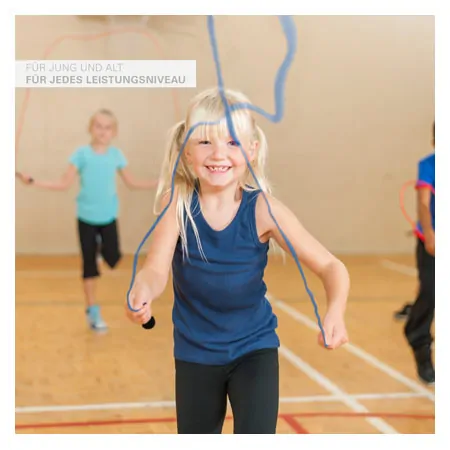 Springseil Speed Rope-Set, verstellbar, 300 cm, 10 Seile, inkl. Aufbewahrungsbeutel