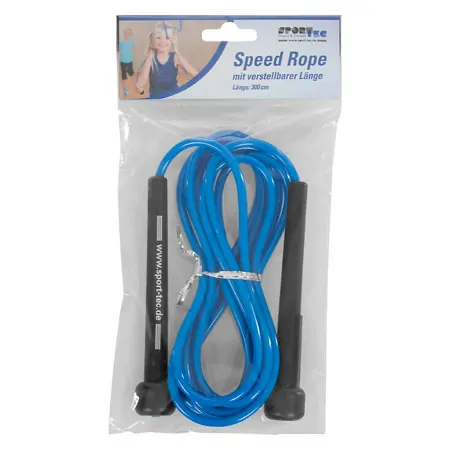 Springseil Speed Rope-Set, verstellbar, 300 cm, 10 Seile, inkl. Aufbewahrungsbeutel