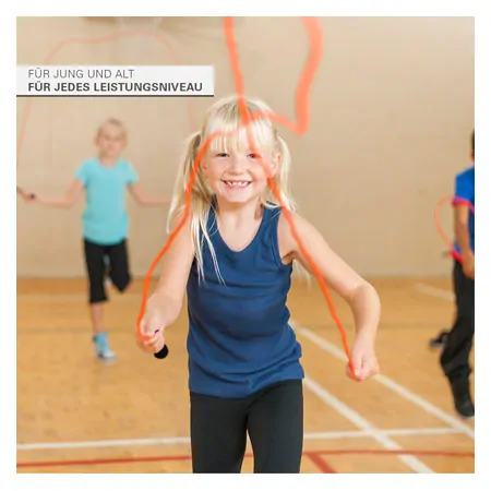 Springseil Speed Rope-Set, verstellbar, 300 cm, 10 Seile, inkl. Aufbewahrungsbeutel