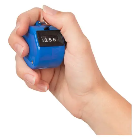 Handzhler Tally Counter aus Kunststoff