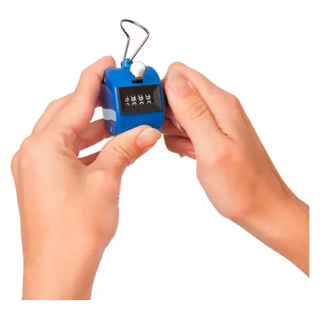 Handzhler Tally Counter aus Kunststoff