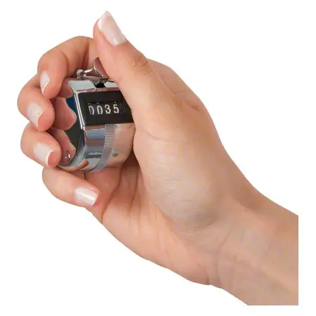 Handzhler Tally Counter aus Metall