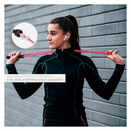 Springseil Speed Rope, verstellbar, 300 cm