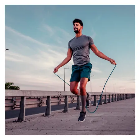 Gymnastik-Springseil, 300 cm, 10er-Set, inkl. Aufbewahrungstasche