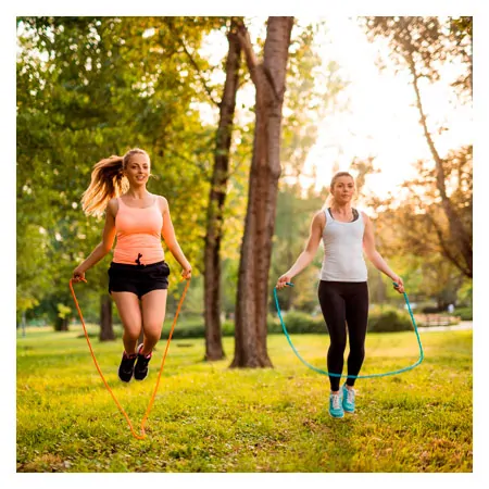 Gymnastik-Springseil, 300 cm, 10er-Set, inkl. Aufbewahrungstasche